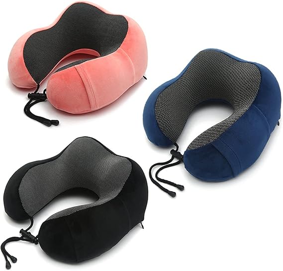 Premium Memory Foam Travel Neck Pillow