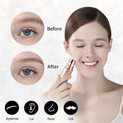 2-in-1 Electric Eyebrow Trimmer