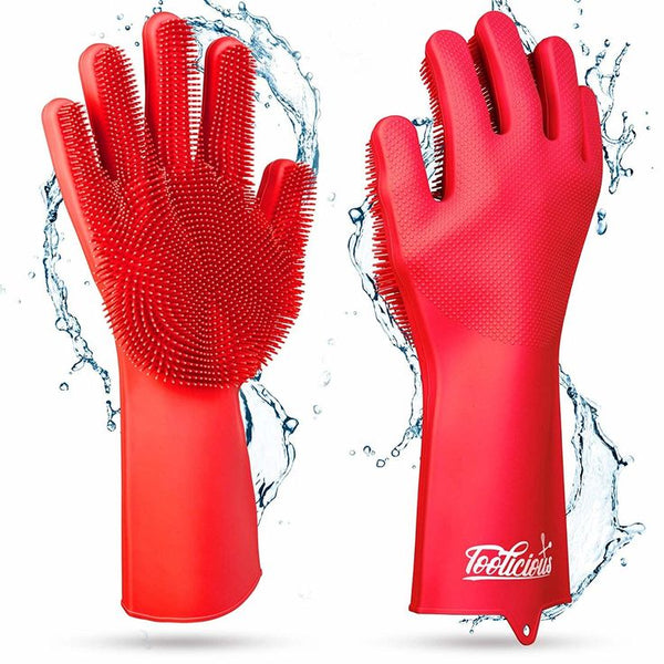 Magic Silicone Dishwashing Gloves