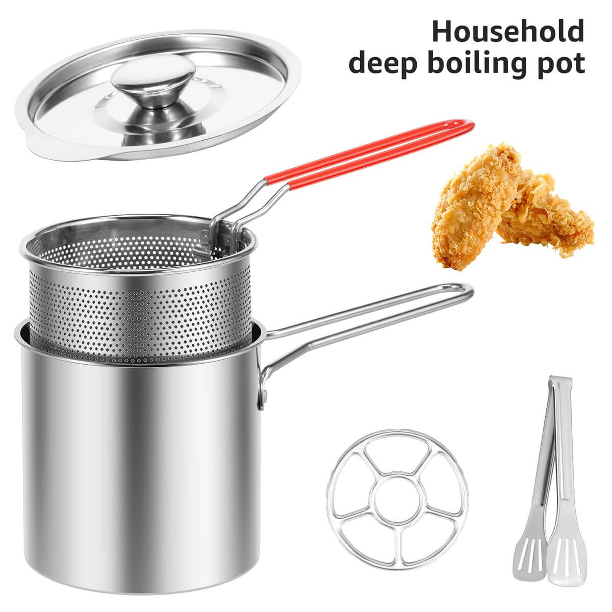Stainless Steel Deep Fryer Pot