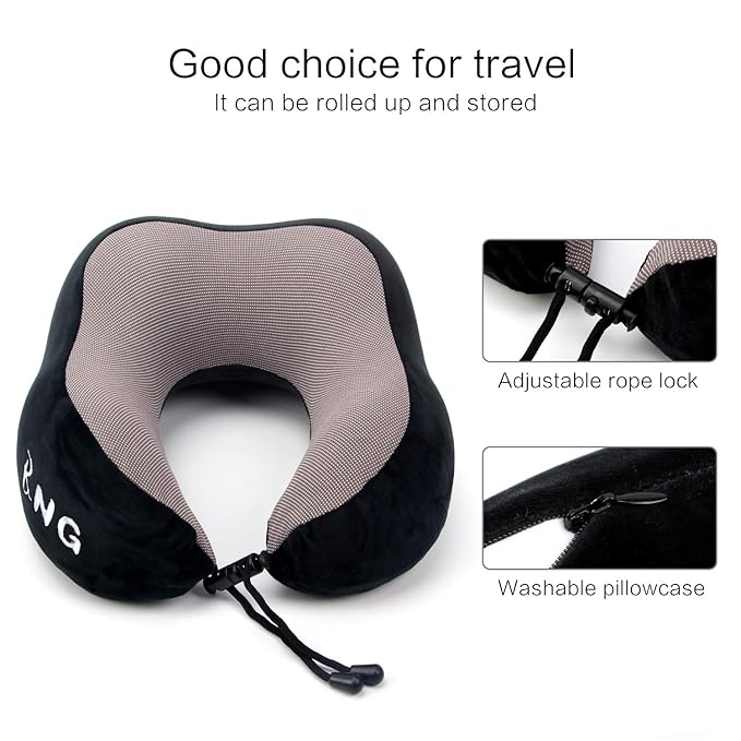 Premium Memory Foam Travel Neck Pillow