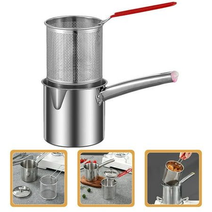 Stainless Steel Deep Fryer Pot