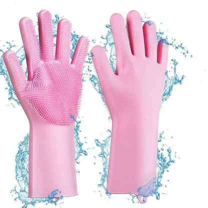 Magic Silicone Dishwashing Gloves