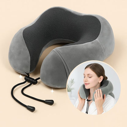 Premium Memory Foam Travel Neck Pillow