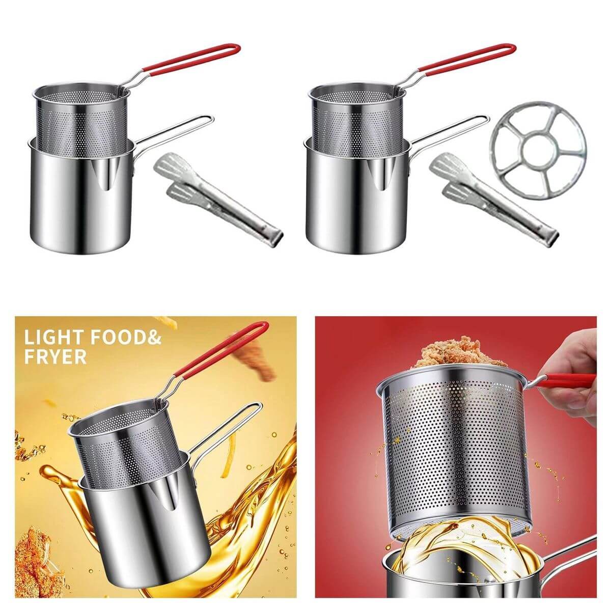 Stainless Steel Deep Fryer Pot