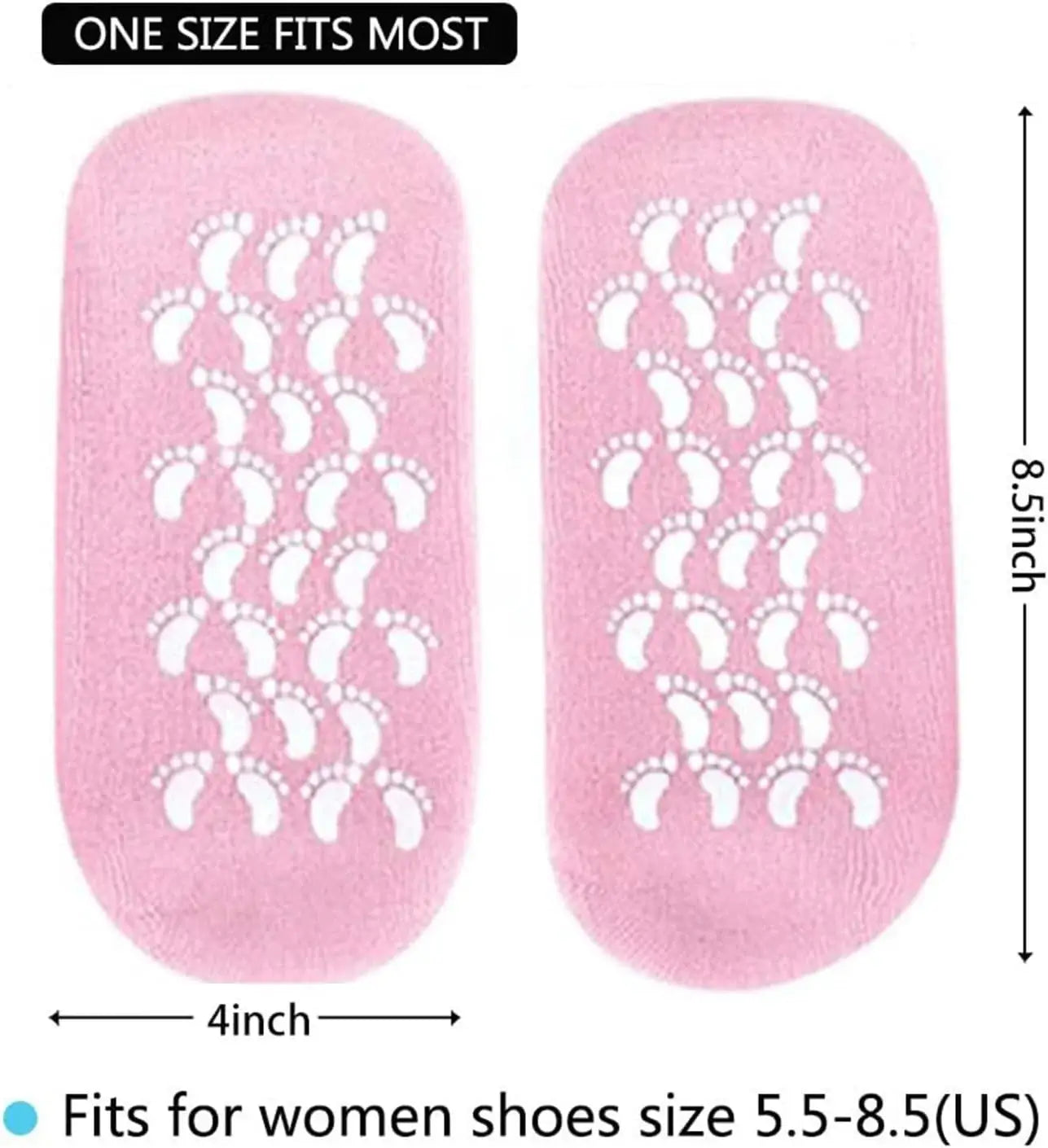 Silicone Gel Socks – Moisturizing for  Cracked Heels