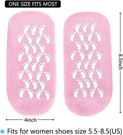 Silicone Gel Socks – Moisturizing for  Cracked Heels
