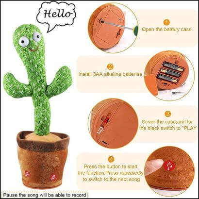 Dancing Cactus Toy